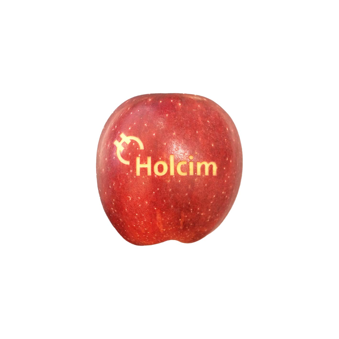 Logo Apfel graviert
