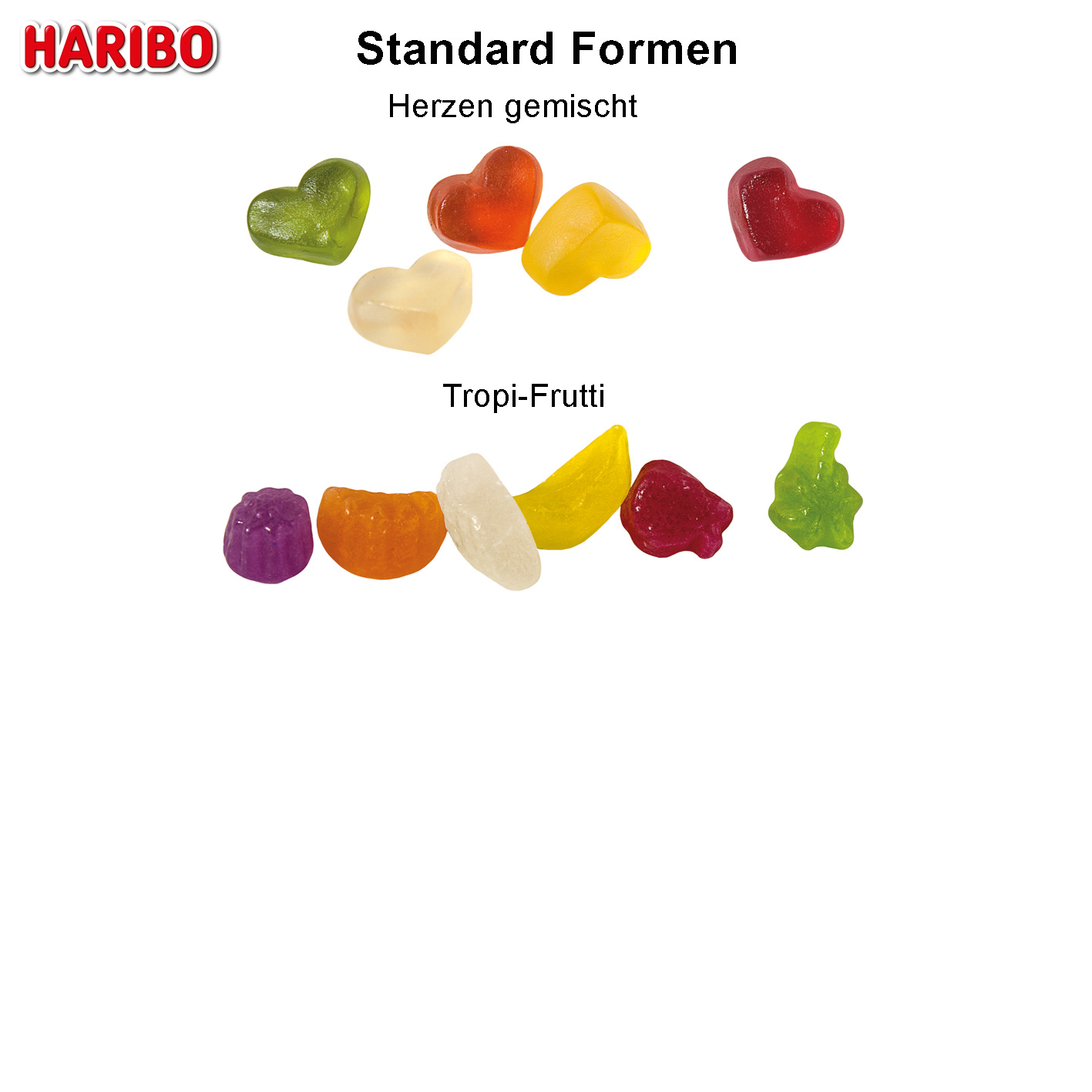 Haribo Standardformen