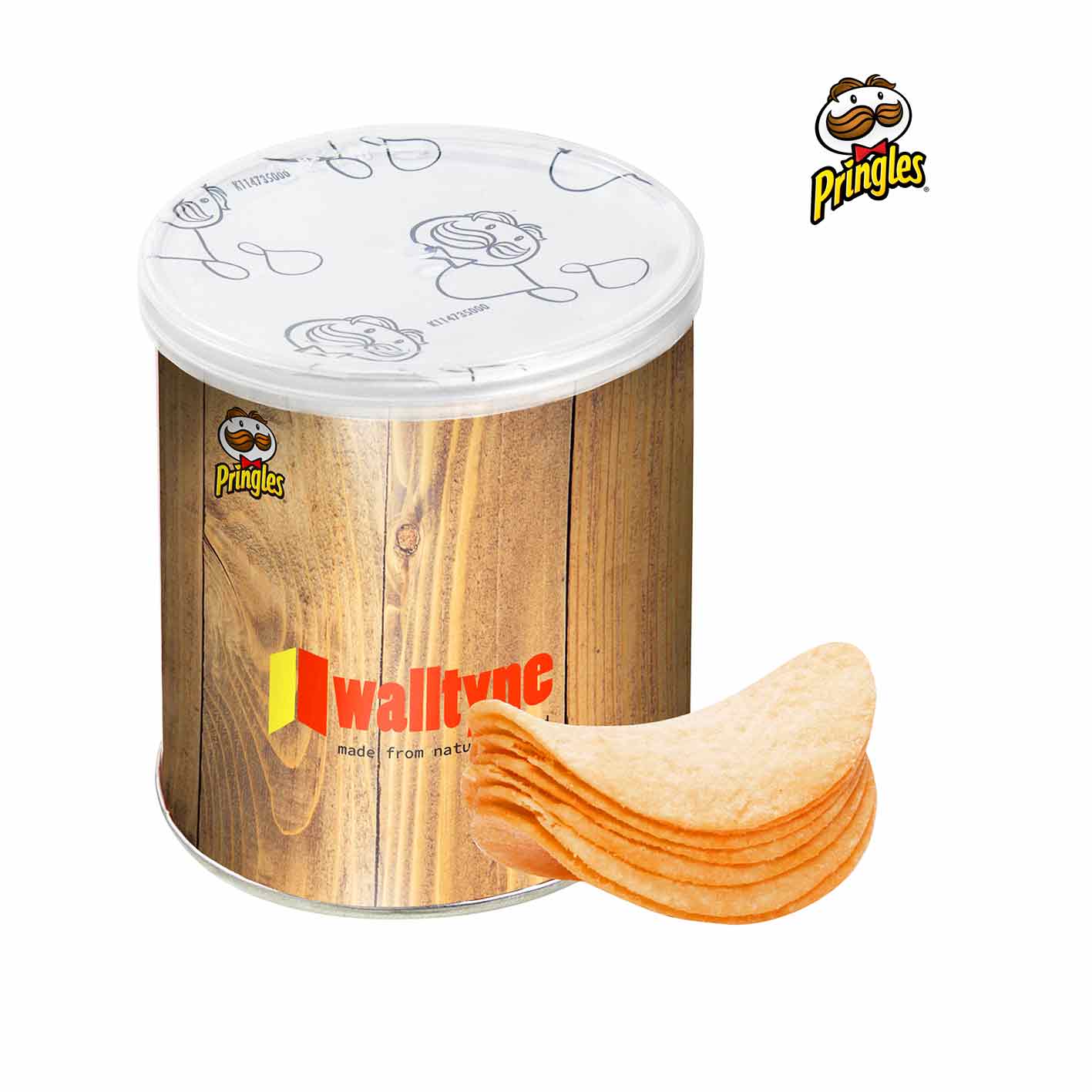 Pringles original Chips mit Logo